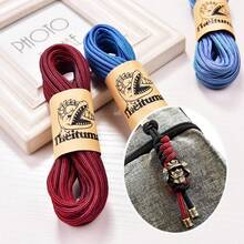 Dây paracord 7 sợi 4mm hai màu, dây bện polyester mật độ cao 5m, dây lều ngoài trời bền, phù hợp cho đan DIY, làm vòng tay, cắm trại, leo núi, dây đeo ba lô và sử dụng đa năng ngoài trời hàng ngày - Nhiều màu - Xem 1