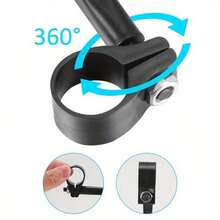 3pcs Universal Bicycle Rearview Mirrors, 360° Rotatable Wide-Angle Convex Handlebar Mirrors With Black Bell, Shock-Absorbing Lens, Suitable For Mountain Bikes And Electric Scooters, Handlebar Accessories Quick Installation - Multicolor - View 6