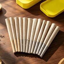 12pcs/Box, 78MM Plastic Box Conical Rolling Paper, Direct Fill Rolling Paper, Portable Plastic Box Hand Rolling Paper For Outdoor Use, Random Color For Paper Mouth Part! Perfect Gift For Smokers! Christmas Gift! Halloween Gift! - View 6