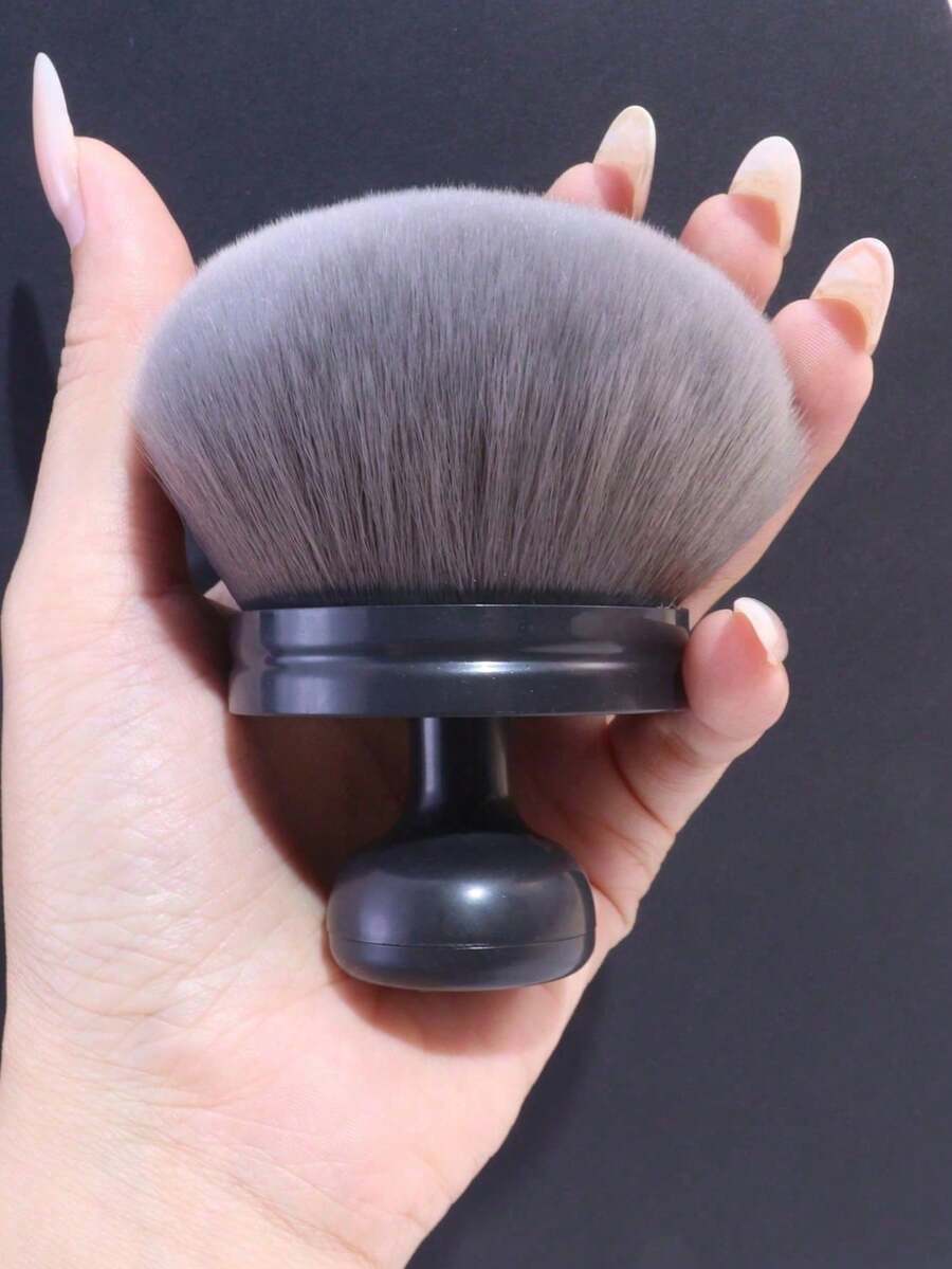 1 buah Kuas Makeup Bedak Ekstra Besar dengan Bulu Super Lembut, Desain Berdiri Multifungsi untuk Perona Pipi, Alas Bedak, Bedak Tubuh, Seni Kuku, Penghapus Debu, Alat Makeup Serbaguna untuk Penggunaan di Rumah dan Salon. - MultiWarna - View 1