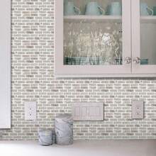25pcs Simulated Crystal 2D Textured Tile Wall Stickers, Self-Adhesive Kitchen Stove Anti-Oil Stickers, Bathroom Waterproof Stain-Resistant Renovation Stickers, Dining Room Wall Decor Stickers - SPT-1154 - View 6