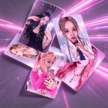 55pcs Song Yuqi Lomo Cards, High-Definition Double-Sided Photo Card Set, K-Pop Idol Collectible Photo Cards, Fan Collection, Essential Gift - 6Pcs - View 2