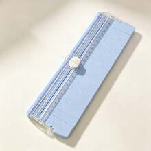 Dual-Direction A4 Paper Cutter, Small Manual Paper Trimmer, Office Multi-Function Portable Paper Cutter With Ruler, Desktop Paper Cutting Tool, Random Style - A4 Paper Cutter - View 11