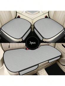 1/3pcs Breathable Car Seat Cushion, Non-Slip Wear-Resistant Car Seat Cover, Universal Bottom Seat Cover With Storage Pocket, Suitable For Most Car Models - 1 Pack Front Seat Cover - View 4