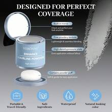 VERONNI 10g Hairline Shadow Powder, Anti-Staining, Instant Coverage For Hairline And Roots, Waterproof Hairline Filler Powder, Natural Look, Large Capacity 7 Colors Available - Multicolor - View 10