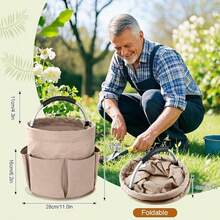 Foldable 6-Compartment Storage Basket With Handle - Oxford Cloth Storage Bag - Portable Multi-Functional Bag, Suitable For Bathroom, Shower, Gardening, Home, Picnic, Shopping, Tool Storage, Beach, Camping, Outdoor And Travel - Tool Storage Bag - View 8