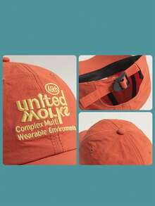 1 buah Topi Baseball Wanita Lembut dengan Bordir Huruf, Topi Musim Semi/Panas Cepat Kering, Bernapas, Tipis, dan Melengkung - MultiWarna - View 5