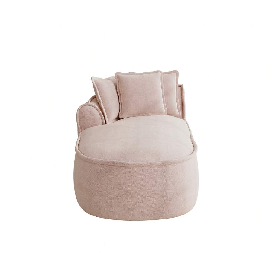 Manchester Left Chaise Sofa W/Pillows Chenille -Pink - 粉色 - 查看 1