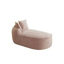 Manchester Left Chaise Sofa W/Pillows Chenille -Pink - 粉色 - 查看 2