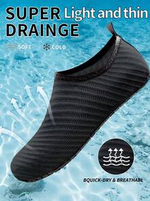 Women's Beach Shoes, Diving Shoes, Surfing Shoes, Swimming Shoes, Water Sports Shoes, Athletic Shoes, Fitness Shoes, Comfortable And Soft - Black - View 1