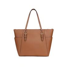 Michael Kors Charloote 女士單手柄肩背包 35T0GCFT7L LUGGAGE - 棕色 35T0GCFT7L 行李箱 - 查看 5