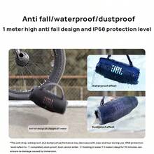JBL Loa Bluetooth di động CHARGE6, thời lượng pin siêu dài, loa độ trung thực cao, chống nước và chống bụi IP68, chip Bluetooth 5.4, kết nối đa loa, công nghệ tăng cường âm thanh AI - Xem 4