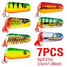 7Pcs 6g-46g Sinking Metal Spoon Lure Ultra-Long Casting With Pinpoint Accuracy Split Circle Carbon Steel Hook Suitable For Long Casting Suitable For Culter And Snakehead - S028-7pcs - View 13