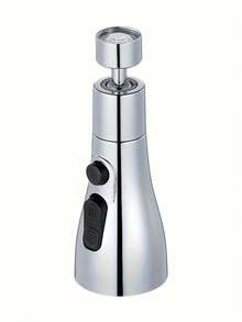 OCTAVO (1 Piece) High-Quality Three-Way Adjustable Splash-Proof Kitchen Faucet: Sturdy Structure, Easy To Operate, Perfect For Precise Watering And Cleaning! Home Bathroom Decoration, Autumn Decoration, Back-To-School Season - Silver - View 6