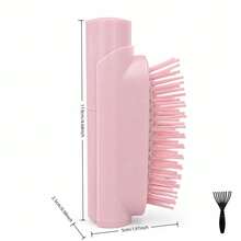 2-In-1 Refillable Spray Hairbrush, Softening Hair Styling And Scalp Massage Comb With Soft Round-Tip Nylon Bristles, Portable Dry And Wet Use Styling Tool, Suitable For Travel And Daily Use - Multiple Styles - View 10