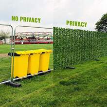 1m*3m Privacy Hedge Wind Screen, Artificial Ivy Leaves Balcony Leaf Fence - 3Mx1M - View 10