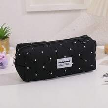 1 Buah Tas Alat Tulis Motif Polkadot Gaya Korea, Kotak Pensil Polos Motif Polkadot Sederhana, Tas Alat Tulis Praktis untuk Pelajar, Cocok untuk Kantor dan Belajar, Tempat Penyimpanan Pensil dan Pulpen - beraneka warna - View 13