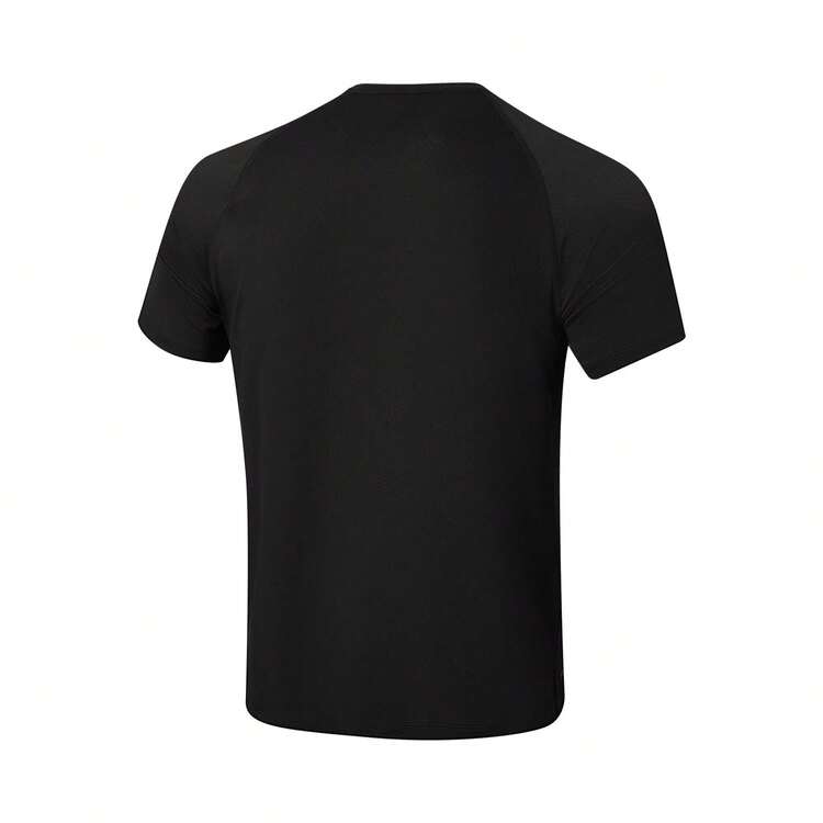 LI-NING Jimmy Butler Short Sleeve T-Shirts Men's Short Sleeve T-Shirts ATSW053 Legit Official Store - Black - View 2