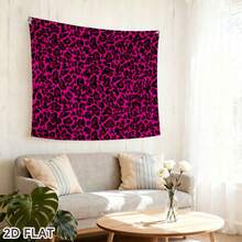 1pc Pink Leopard Print Wall Hanging Painting, Suitable For Bedroom Wall Decor, Living Room, Office And Party Decoration - Multicolor - View 6