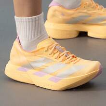 Adidas New Cushionnova Shock-Absorbing Non-Slip Casual Women's Running Shoes - Orange/Light Purple - View 2