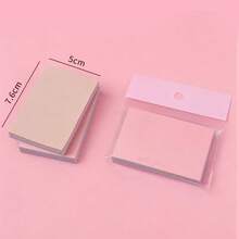 1 Pack 100 Sheets Colorful Sticky Notes, Sticky Note Pads, Label Stickers, Office Lined Adhesive Memo Pads - A - View 8