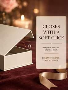 Personalized Bridesmaid Invitation Gift Box - Customized Name Bridesmaid Keepsake, Luxury Minimalist Bridal Party Gift - Multicolor - View 6