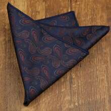 1pc Men's Suit Pocket Square, Square Handkerchief For Men's Shirt, Formal Suit Pocket Square, Silk Scarf For Chest, Suitable For Tea Party, Wedding And Other Occasions, Holiday, Travel, Disco, Graduation - Multicolor - View 14