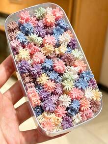 30/50 New Mini Hair Accessories With Small Braided Hair Clips (Color Random) - Multicolor - View 3