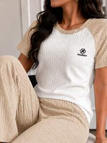 Women Sweater Co-Ords - Beige - View 3