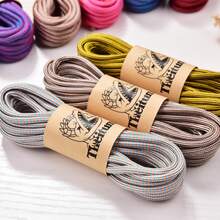 Dây paracord 7 sợi 4mm hai màu, dây bện polyester mật độ cao 5m, dây lều ngoài trời bền, phù hợp cho đan DIY, làm vòng tay, cắm trại, leo núi, dây đeo ba lô và sử dụng đa năng ngoài trời hàng ngày - Nhiều màu - Xem 5