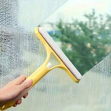 1pc 3-In-1 Multifunctional Window Squeegee With Spray Function Handheld Cleaner, Suitable For Windows, Tiles, Windshields And Mirrors, Home And Bathroom Use, Includes Spray Device, Squeegee Blade, Cleaning Brush And Other Components, Handheld Window Wiper - A - View 9