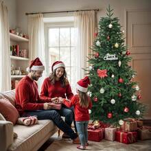 Yitahome 182cm Premium Lifelike Christmas Tree – 900 Full Branch Tips, PE+PVC Mix, Sturdy Foldable Metal Stand, Quick Setup, Grand Holiday Decor For Home & Shop - Green - View 3