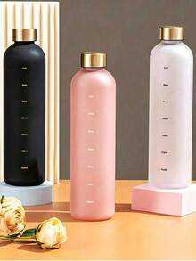 1件 1000ml 磨砂水瓶，便攜防漏運動水杯，適合戶外露營、開車、騎單車 - 彩色 - 查看 3