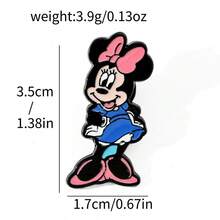 1pc Disney Cute Cartoon Creative Personality Mickey Minnie Metal Badge Donald Duck Brooch Accessory Pin - View 14