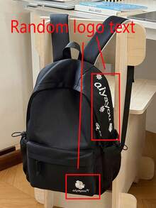[Highly Attractive Versatile Backpack | Essential For Students & Commuters]Perfect For Daily Classes, Weekend Outings, Or Short Commutes! Spacious Main Compartment Easily Fits Laptops, Textbooks, Water Bottles, Umbrellas And Other Personal Items; - Multicolor - View 2