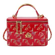 Women Clutches - Burgundy - View 9