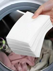 Laundry Color - Catching Sheets - 72/120/240/360 Sheets Pack. Prevent Color Transfer, Keep Clothes Color - Fast. Ideal For Home Use, Business Trips & Dormitories - White - View 2