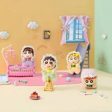 Miniso Crayon Shin‑Chan Baby Series Vinyl Plush Blind Box Charms, Cute Cartoon Collectible Pendant, Bag Hanging Ornament For Gift Collection (1PC Random Delivery) - Multicolor - View 7