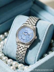 GUESS Women's Two-Tone Stainless Steel Quartz Watch Green Dial Date Display GW0308L5 - one-size - View 12