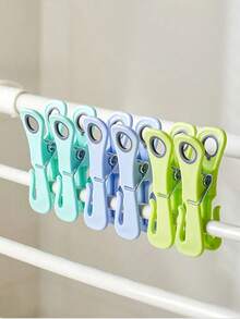 Heavy-Duty Windproof Plastic Clothespins, Strong Grip Non-Slip Multi-Purpose Clip Set, Suitable For Socks, Towels, Clothing, Dorm Essentials, College Room Decor, Cruise Essentials, Laundry Room Accessories - Multicolor - View 11