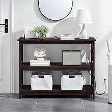 Sofa & Console Tables - Brown - View 4