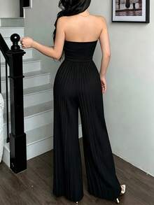 Women Jumpsuits - Black - View 2