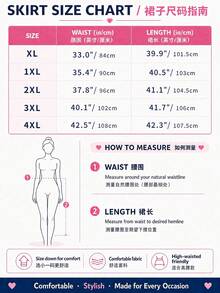 EARO 女士刺绣镂空图案休闲半身裙，优雅甜美时尚宽松百搭白色夏季款 - 白色 - 查看 8