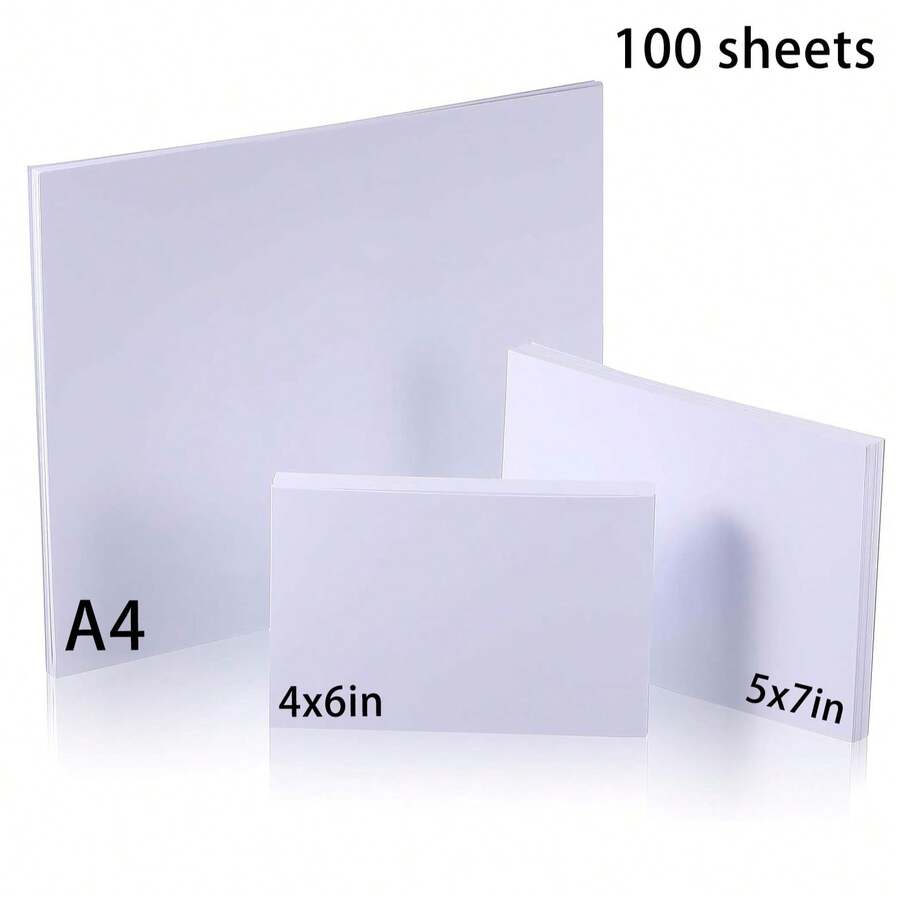 100 Sheets High Gloss High Definition Digital Camera Photo Paper 4x6 Inch 5x7 Inch A4 Multiple Sizes 180g/200g/230g Multiple Weights Optional DIY Photo Paper Single-Sided Printing High Gloss Printing High Definition Image Display Suitable For Inkjet Printers Suitable For Portraits, Landscapes, Art Photos And Multiple Scenes Suitable For Home, Restaurant, Office And Multiple Scenes - 100 - View 1