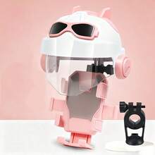 1PC Silicone Shock-Absorbing Anti-Slip Anti-Vibration Upgraded Cycling Phone Holder With Personalized Motorcycle Style Helmet, Handlebar / Rearview Mirror Dual Mount, Easy Installation Fixed Bracket, Universal Electric Scooter, Motorcycle Accessories, Bicycle Accessories, Outdoor Cycling Essential - Multicolor - View 6