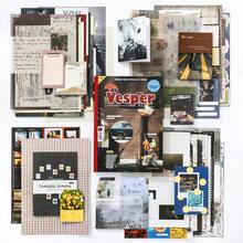 JotBox Twilight Hour Nostalgic Retro Artistic Scrapbook Material Memo Sticker Set, Planner Decoration DIY Material Memo Paper - Nostalgic Memories - View 13