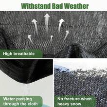 Garden Shade Cloth 20x10ft – 55% Shade Rate Plant Greenhouse Shade Net, UV Protection Shade Cover With Grommets, Suitable For Patio Pergola Canopy - Multicolor - View 6