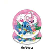 51pcs Anime Theme Party Set, Back To School Decoration, Suitable For 10 People, Disposable Birthday Party Tableware Including Plates, Cups And Napkins. Holiday Decoration Supplies, Suitable For Camping, Picnic, Backyard BBQ, Room Decoration And Party Decoration, Also Ideal Decoration For Halloween, Christmas And Party, And A Great Surprise Gift For Fans. - Multicolor - View 3