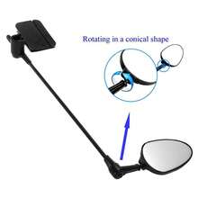 1 Pair Wide View 360° Adjustable Rotating Anti-Vibration Anti-Fall Bicycle Rearview Mirrors, With Convex Wide Angle Rearview Function, Suitable For Cycling And Biking - Multicolor - View 5