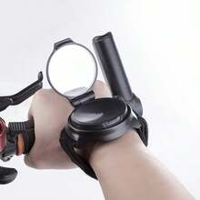 1pc Road/Mountain Bike Wrist Rearview Mirror, Cycling Wristband Mirror 360° Rotating Auxiliary Mirror - Multicolor - View 5